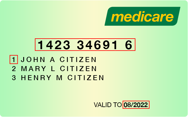 medicare card